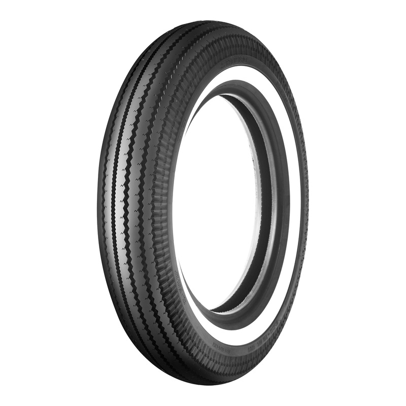 Shinko 400-19 E270 Super Classic Front Classic Tyre (White Wall)
