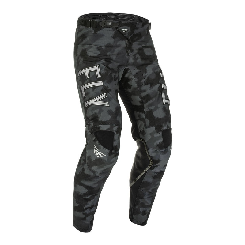 Fly Racing 2022 Kinetic Special Edition Tactic Pant - Black / Grey Camo