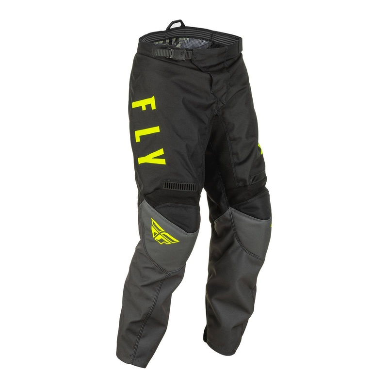 Fly Racing 2022 F-16 Youth Pant - Grey / Black / Hivis