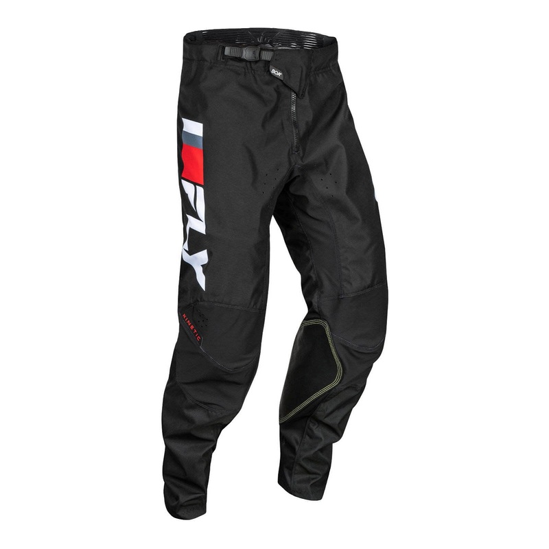 Fly Racing 2024 Youth Kinetic Prix Pants - Red / White / Grey